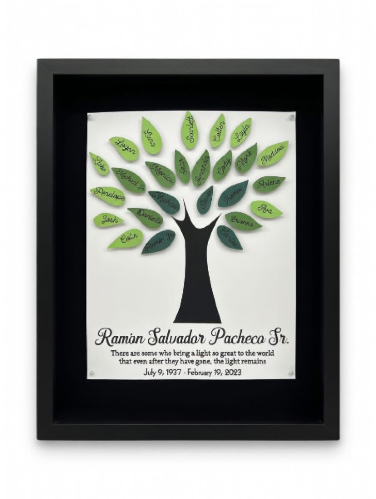 Personalized Family Tree Keepsake