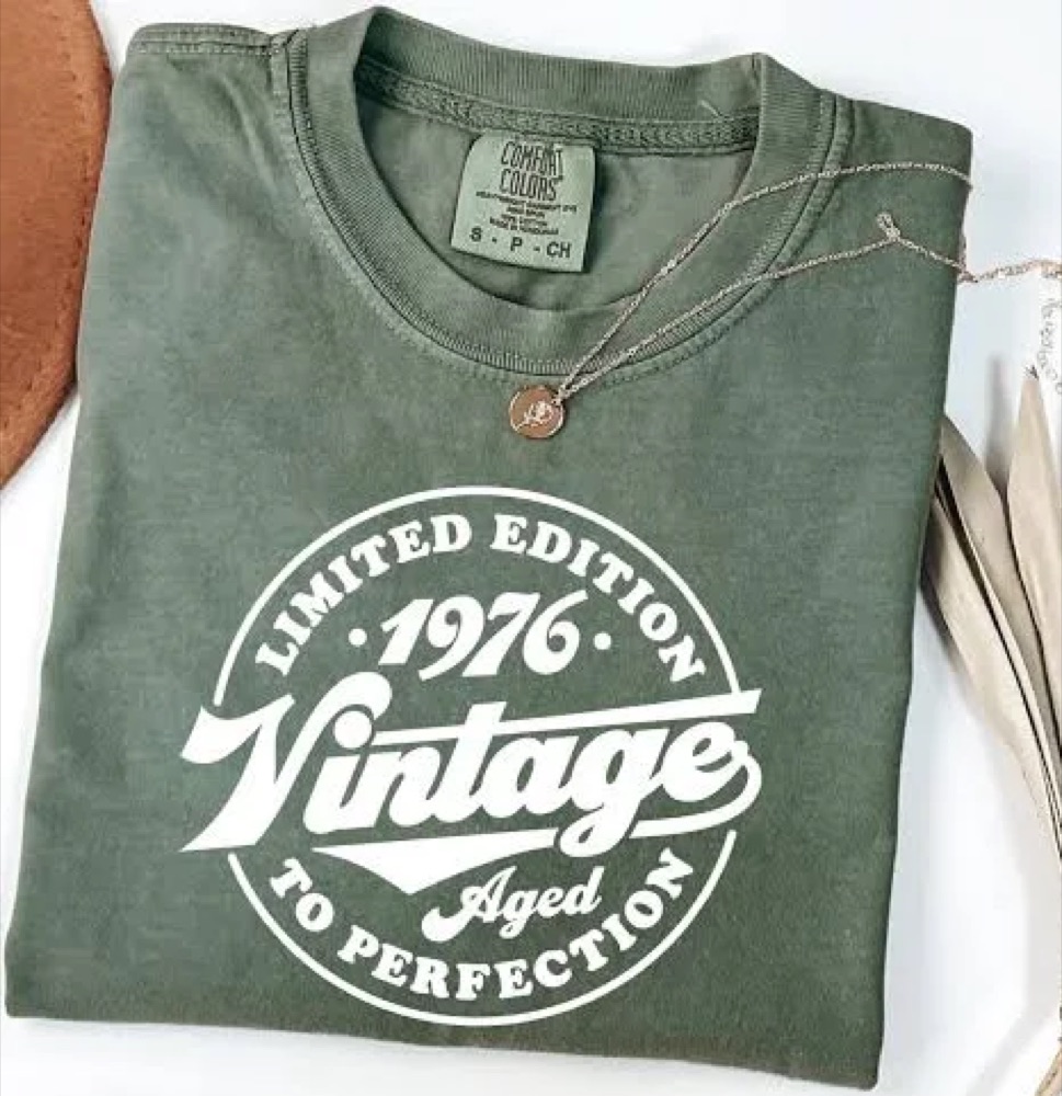 1976 Vintage Aged to Perfection Tee